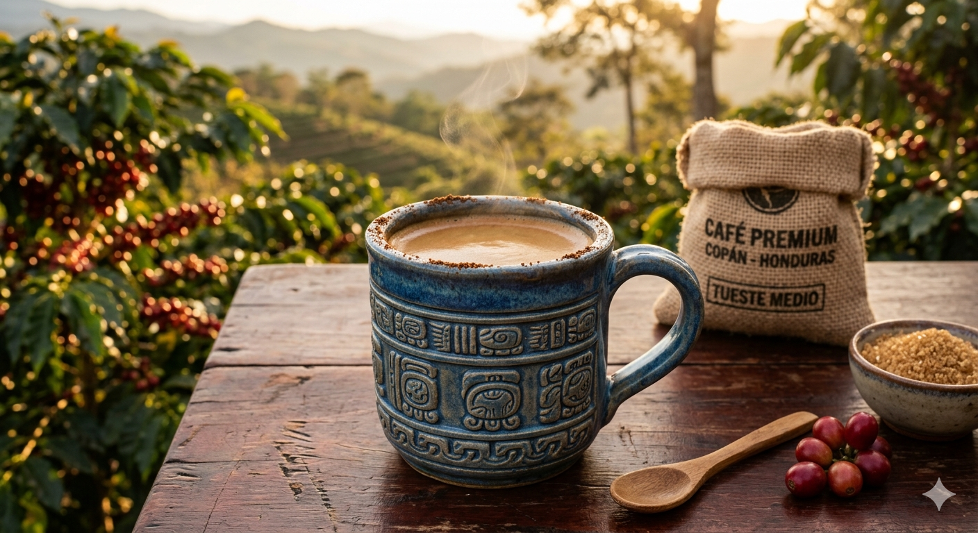 Taza de café premium Copán